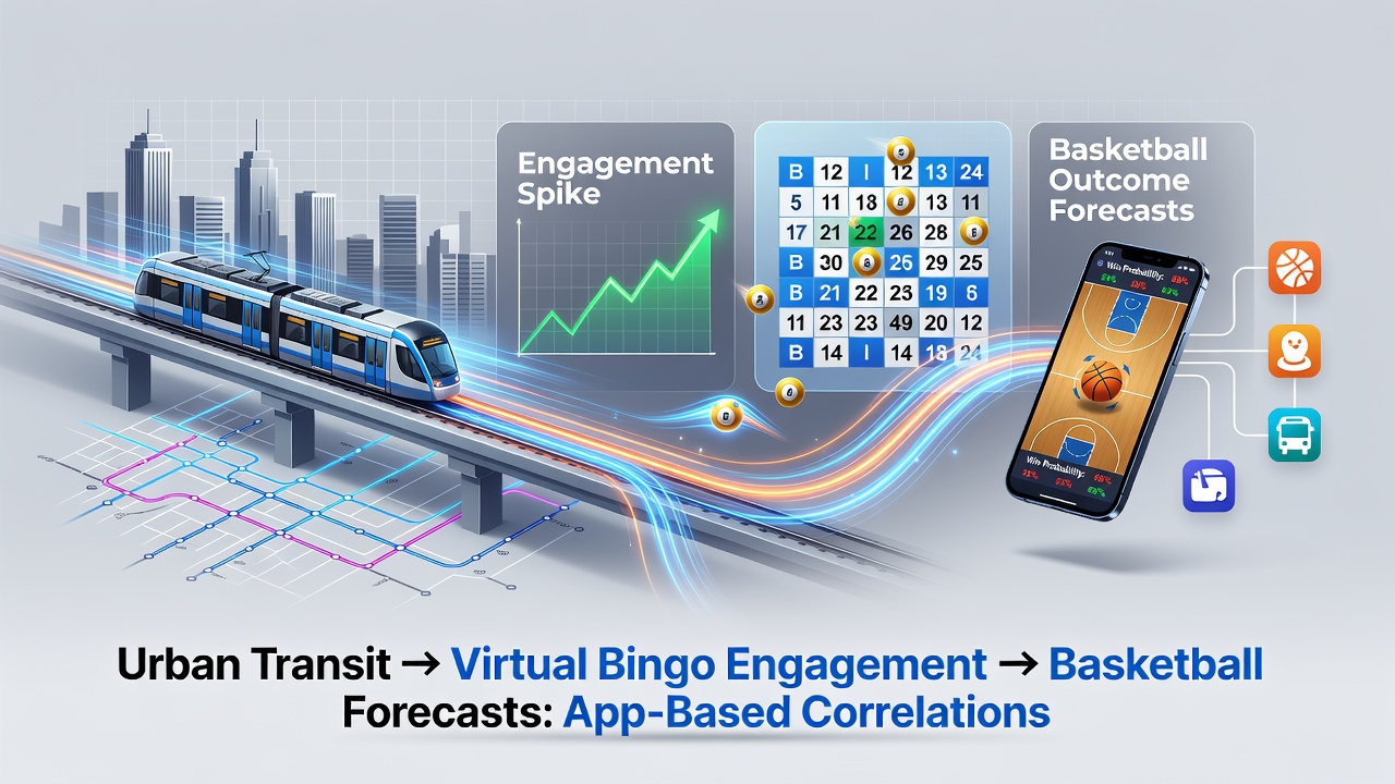 Map of urban transit expansions overlaid with app engagement heatmaps for bingo and sports forecasts