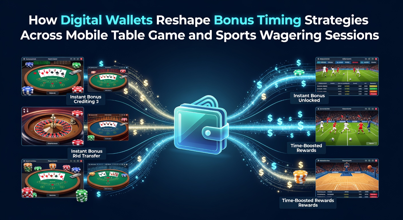 Digital wallet interface on mobile device showing instant bonus activation during a table game session
